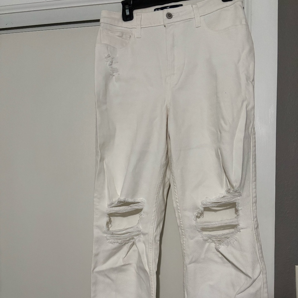 White Flare Pants